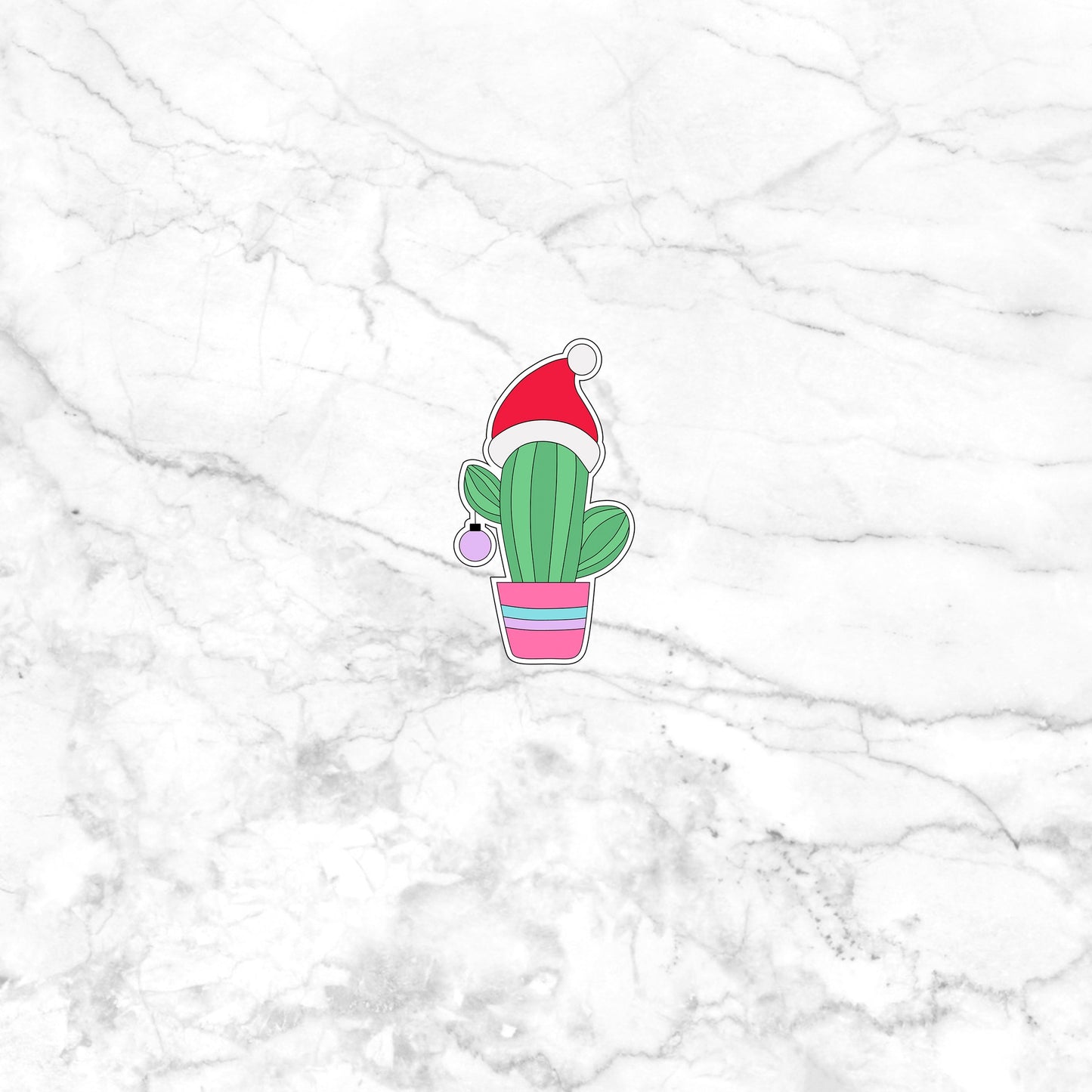 Christmas in July Sticker,  cactus Sticker
