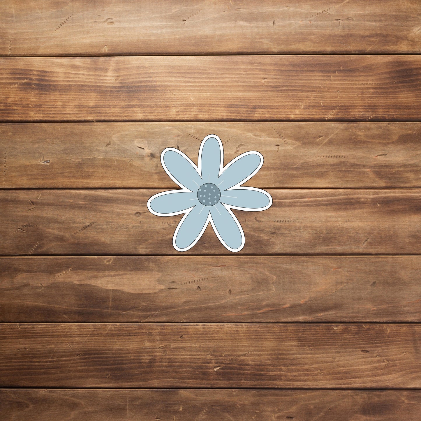 Blue Theme Sticker,  flower-sticker
