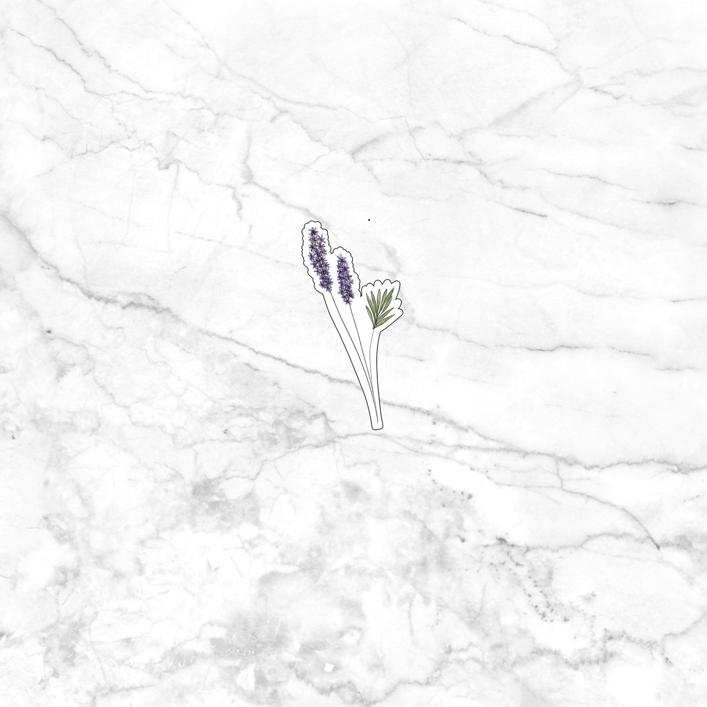 flowers_lavender Sticker