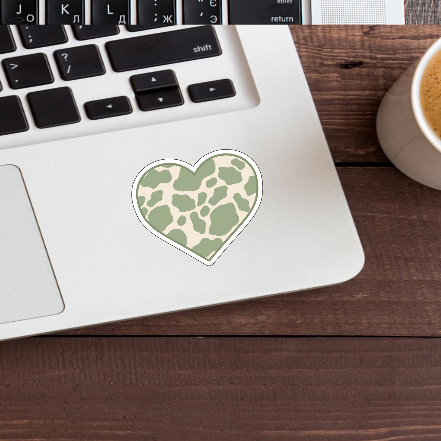 greenHEART  Sticker,  Vinyl sticker, laptop sticker, Tablet sticker
