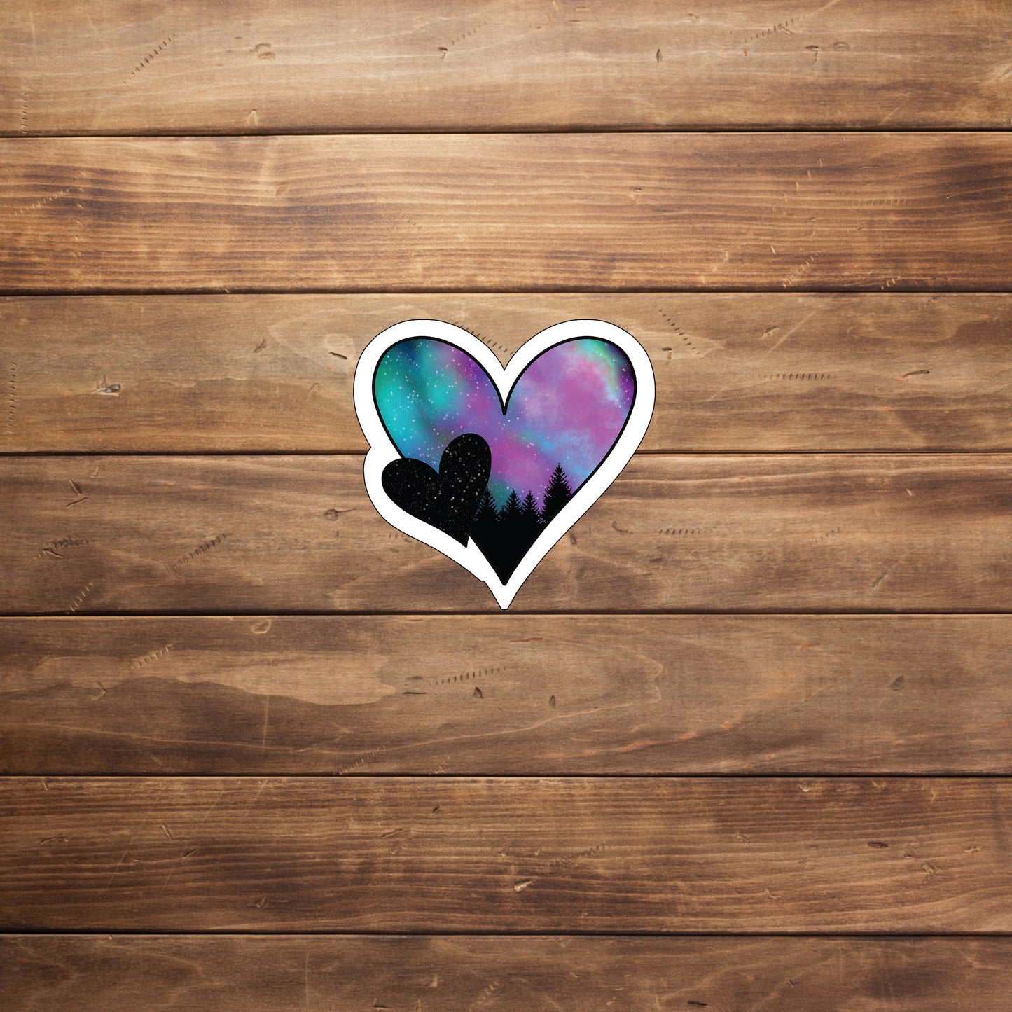 hearts_nighttime Sticker