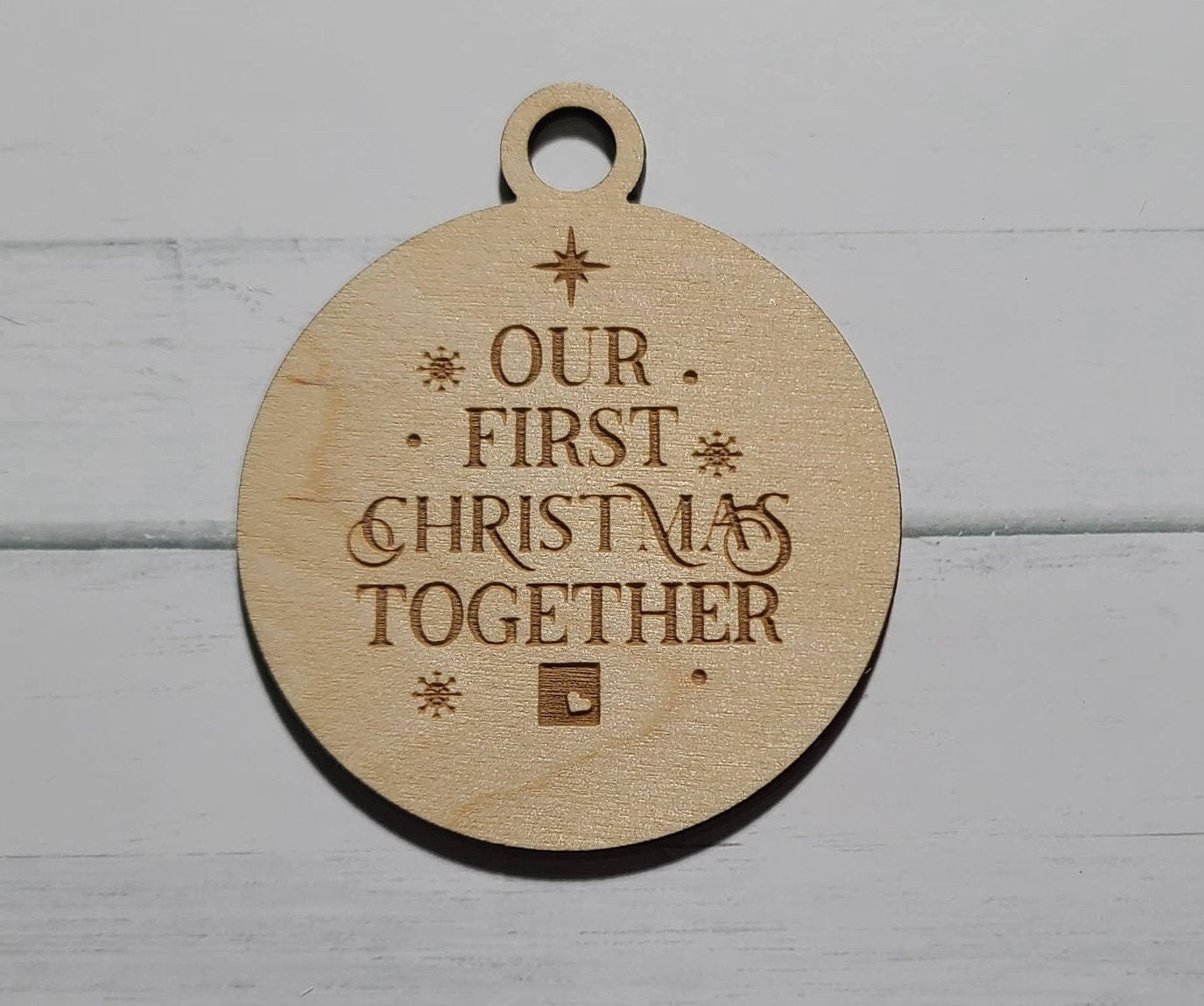 Our First Christmas Together Ornament | Christmas Ornament | Couple Ornament