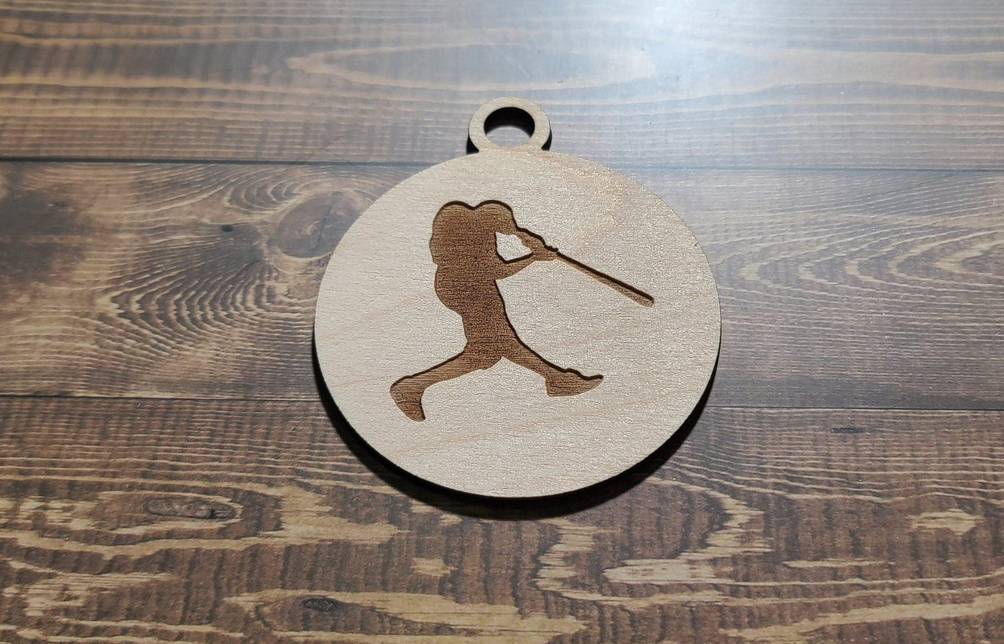 Baseball Ornament| Laser Engraved Ornament| Baseball Lover