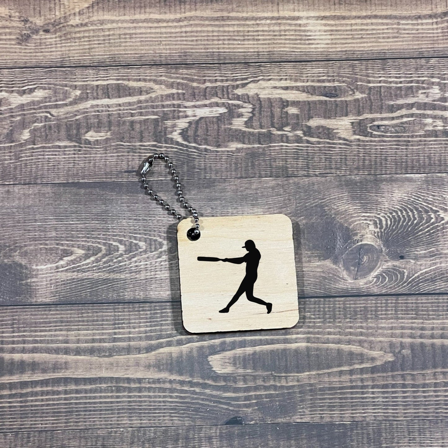 Softball Keychain,  Laser Engraved Keychain , bag tag , gift for her , gift for him , team gift
