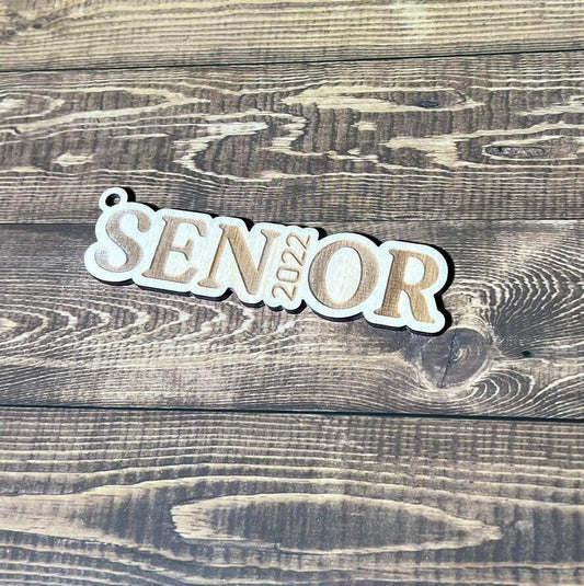 Senior 0 Keychain ,  Graduation Keychain , Laser Engraved Keychain , bag tag