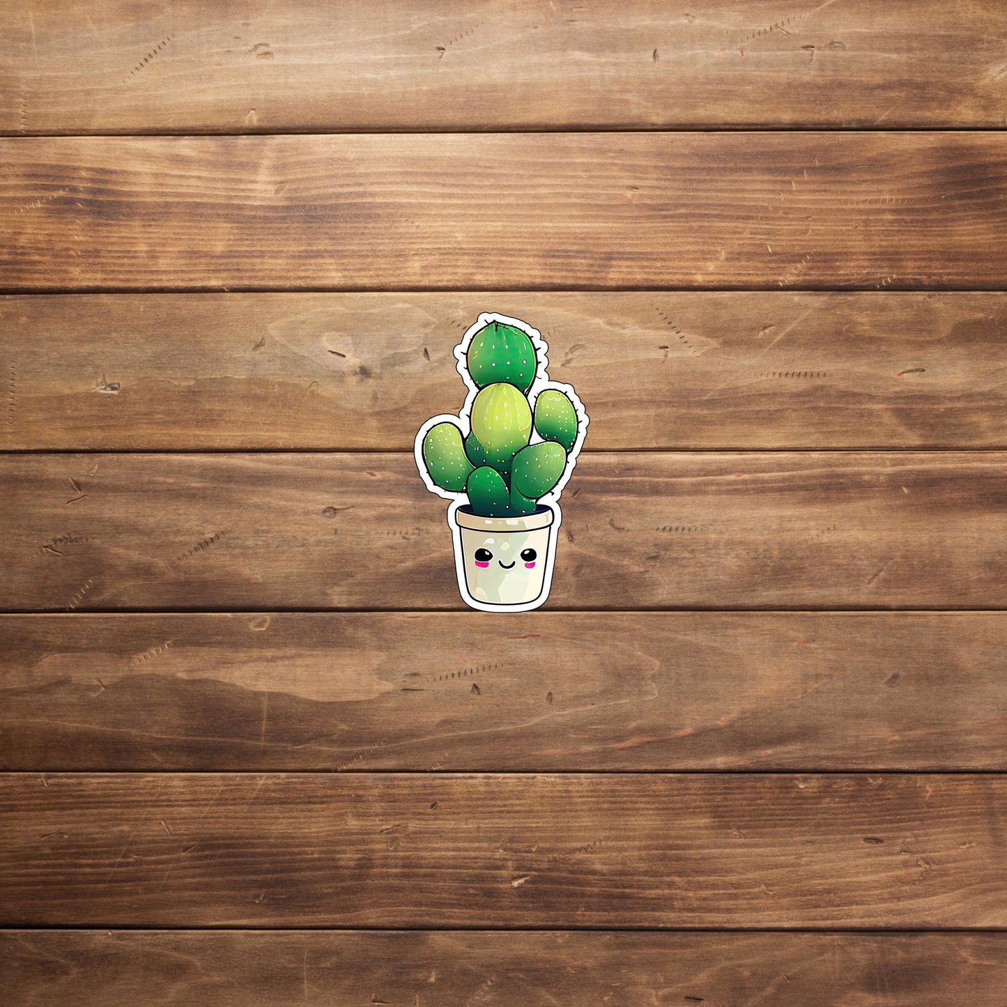 kawaii_cactus_sticker  Sticker