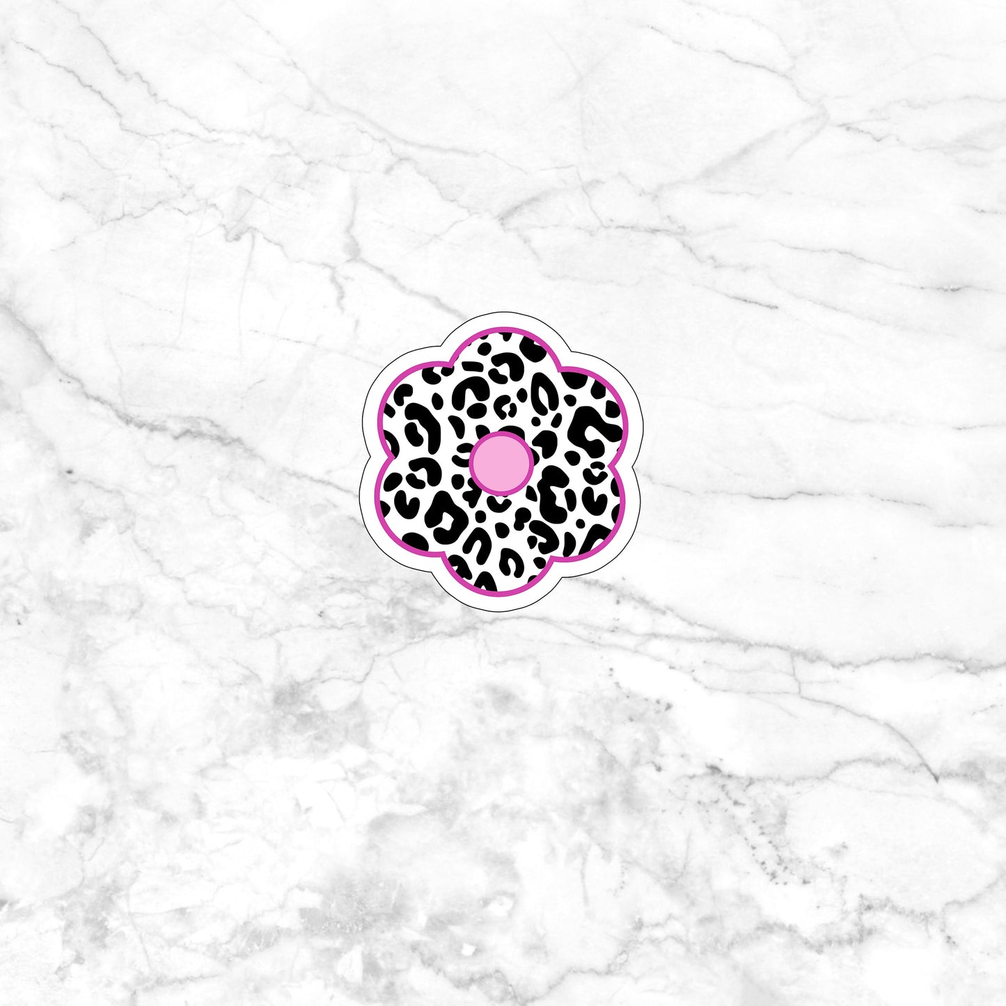 leopardflowerblackpink  Sticker,  Vinyl sticker, laptop sticker, Tablet sticker