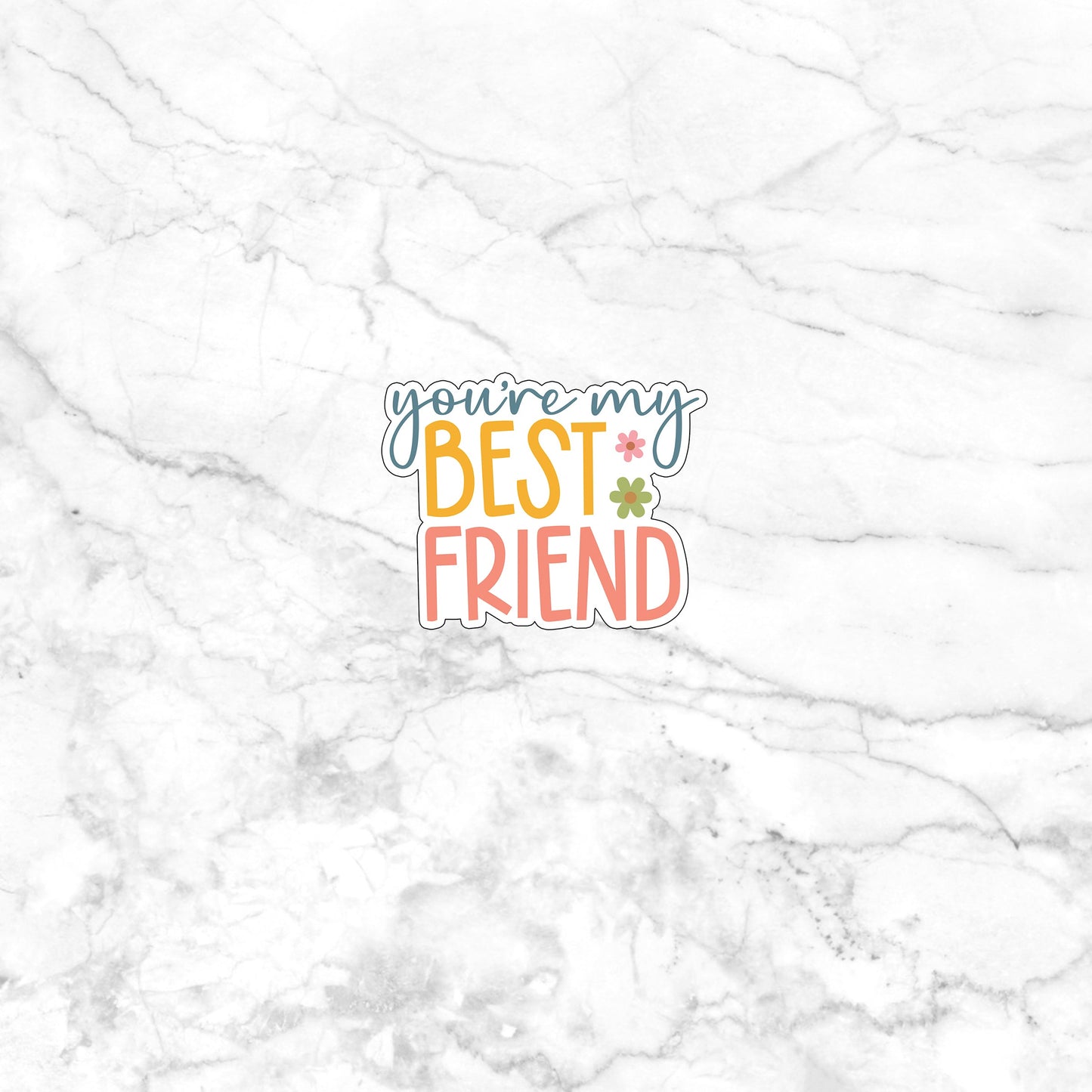 Friendship Sticker,  my-best-friend-sticker Sticker