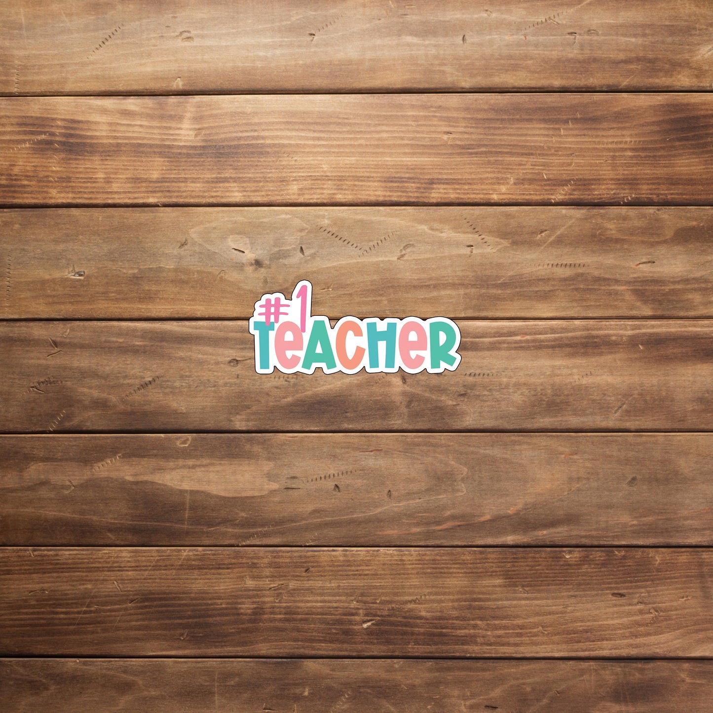 no-teacher-sticker Sticker