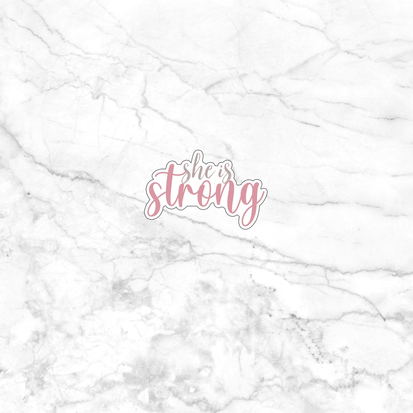 she-is-strong-sticker