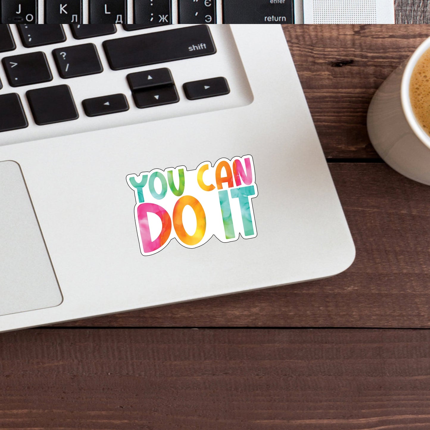 Motivational Sticker,  you-can-do-it-sticker Sticker